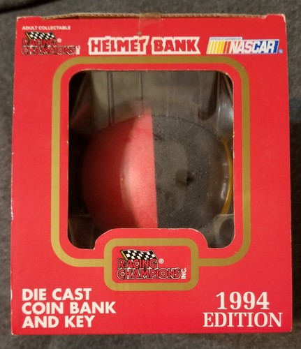 Racing Champions Helmet Bank 1994 Edition Die Cast w/ Key Ford Texaco New in Box - Picture 5 of 6