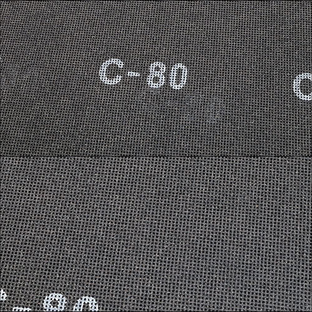 17" Sanding Screen Discs 80 Grit - Black Silicon Carbide - 10 Pk for Wood Floors