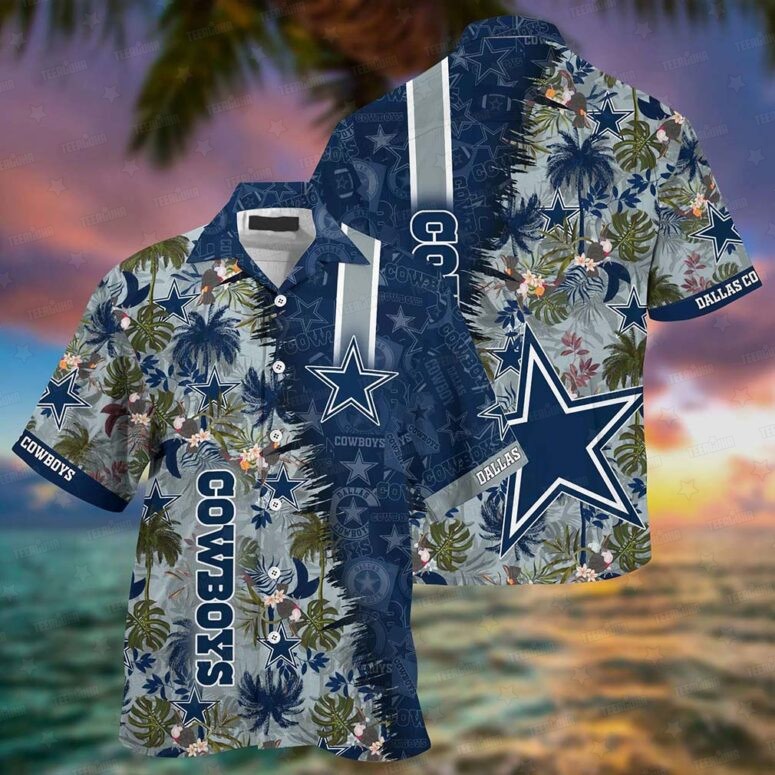 Dallas Cowboys Tropical Spirit Hawaiian Shirt, Gift For NFL Fan