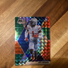 Panini 2020 Mosaic Jeff Okudah Rookie Prizm #243 Detroit Lions Football Card. rookie card picture