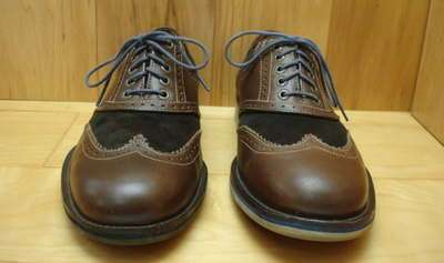 Johnston & Murphy Sheepskin & Leather Wingtip Men’s Oxfords Brown Suede Size 8 s-l400.jpg main image 2