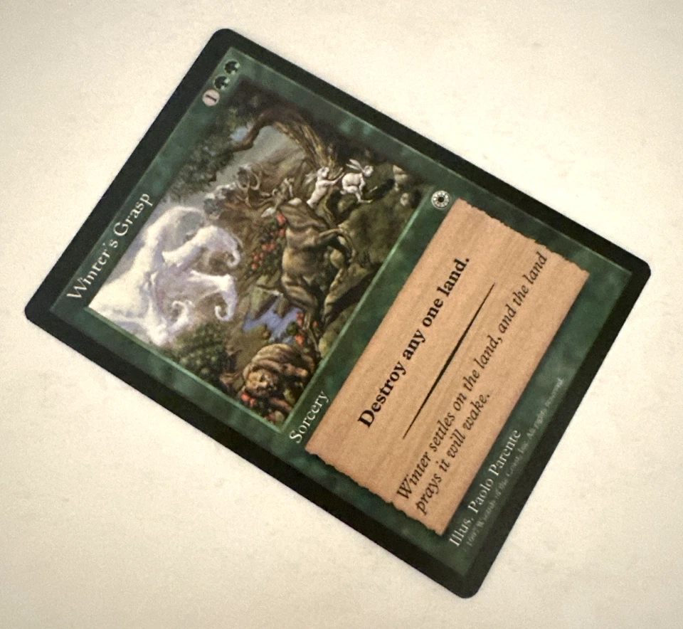 MTG * Winter's Grasp NM Unplayed Portal Regular SellbyCyn - Image 2 of 4