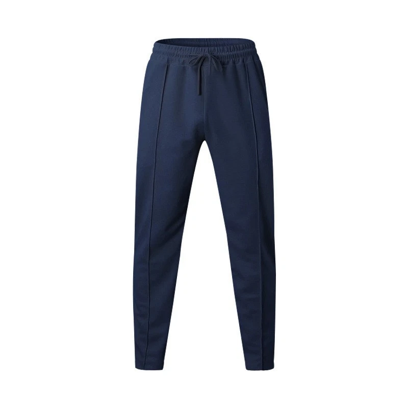 Mens Elasticated Jogging Joggers Bottom Loose Fit Fleece Open Hem Fleece Trouser - Image 2 of 4