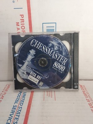 Chessmaster 8000 Windows 95/98 PC Video Game UbiSoft 2 Discs Good Used - #137