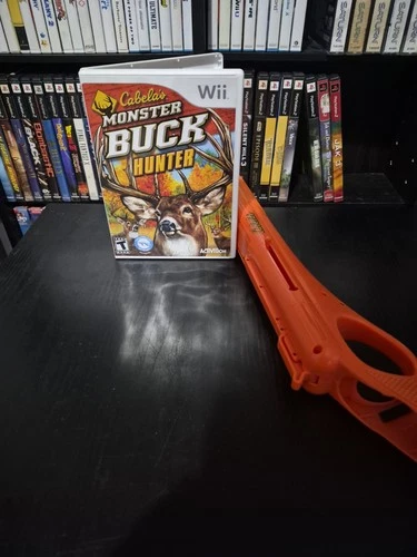 Cabela's Monster Buck Hunter Nintendo Wii with Orange Shot Gun