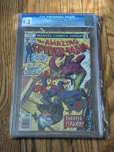 Amazing Spider-man 179 CGC 9.2 '78 Bronze Age Marvel Wein/Andru Green Goblin II