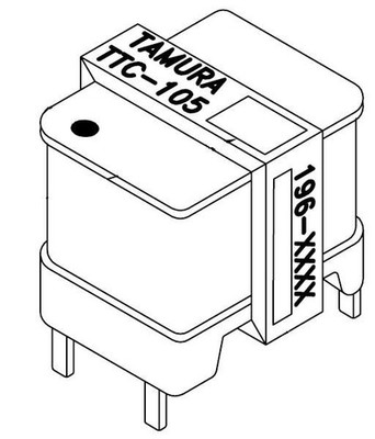 2Pcs TTC-105-1 Audio Transformers / Signal Transformers MODEM TRANSFORMERS