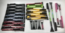 35 Assorted Mixed Ice Scrapers & Snow Broom Brushes - ICE SCRAPER Lot #11