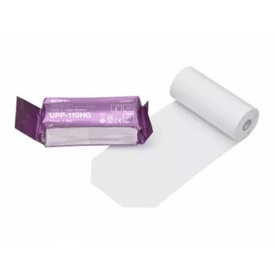 SONY UPP-110HG High Gloss Printer Paper - UPP110HG, Original Sony, Box of 10