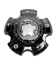 Ultra Motorsports Chrome 5 Lug Wheel Center Cap 89-9855 C800802