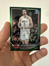 2025/26 Bowman Josh Giddey #BCV-72 Chrome Green Reptilian/99 Basketball