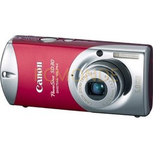 Canon Powershot SD30 5MP Digital Elph Camera 2.4x Zoom - Rockstar
