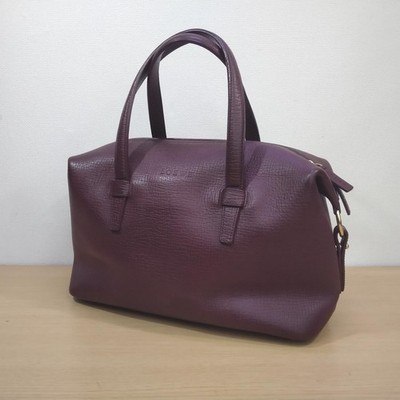 LOEWE Leather Handbag Width 32cm Height 22cm Depth 12cm Luxury Rare Bag Japan