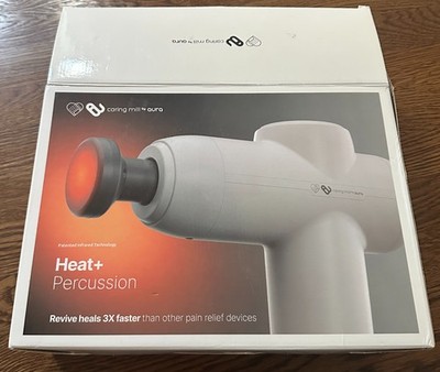 Caring Mill By Aura Heat+ Percussion Revive Deep Muscle Pain Relief Device AR40