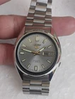 Vintage Seiko 5 Automatic 17 Jewels 7009-3041 F Men Watch Stainless Steel Japan