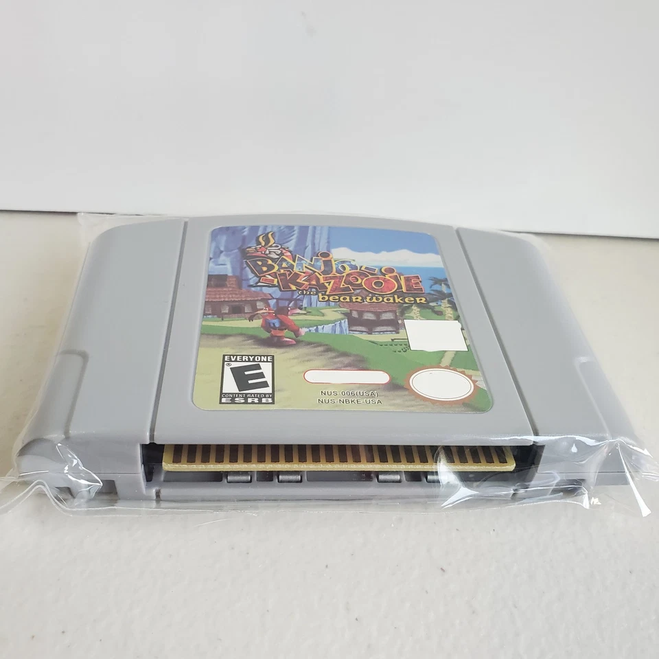 THE BEAR WAKER Banjo-Kazooie N64 Physical Cartridge Hack. NTSC. Wind WAKER mod - Image 4 of 4