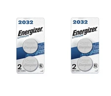 Energizer 2032 Batteries 4 Count Lithium Coin Batteries Brand New Exp 2030