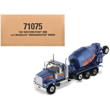 Diecast Masters Western Star Mixer "Blue Metallic" 1/50