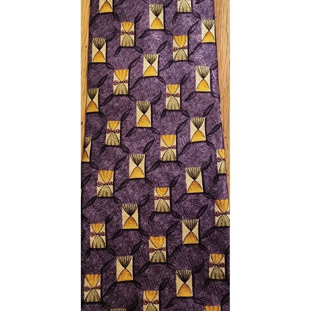 Robert Talbott Necktie Geometric Pattern Silk Tie… - image 2