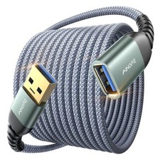USB Extension Cable,USB Extender,USB 3.0 Extension Cable, Male to 10FT Grey