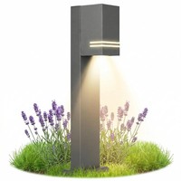 Led AußEnleuchte Wegeleuchte 50Cm Anthrazit GU10 IP44 Garten Pollerleuchte Nela