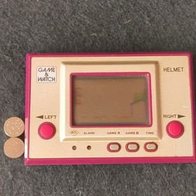Vintage Nintendo Game & Watch Helmet LSI Screen, Working, Japan