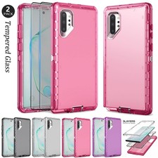 For Samsung Galaxy Note 10 Plus Translucent Case Phone Cover / Screen Protector