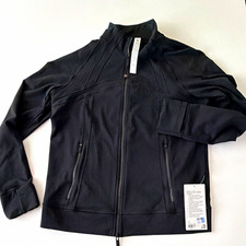 lululemon Define Track Jacket Black Women  s 12 Full Zip Zipped Pockets