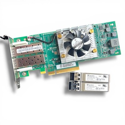 Lenovo QLogic QLE2662 16Gb Dual Port FC HBA PCIe 3.0 x8 00Y3344 incl 2x 16G SFP+