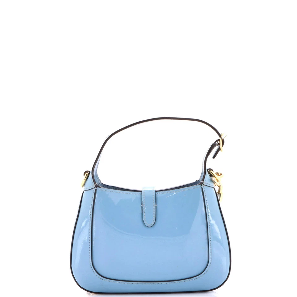 Gucci Jackie 1961 cadena hobo patente mini Foto 3 de 4