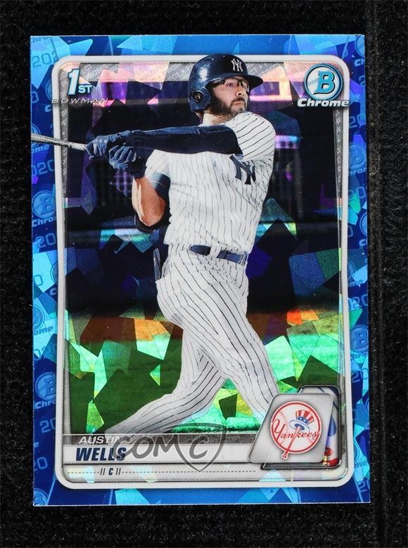 2020 Bowman Chrome Draft Sapphire Edition Austin Wells #BD-56 07i7