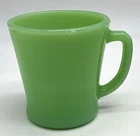 Anchor Hocking Fire-King Jadeite Green Glass Mug w/ Handle USA Impressed