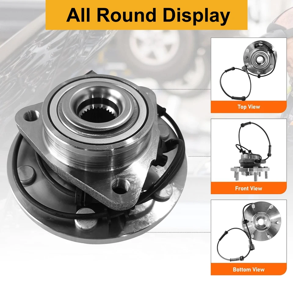 Pair (2) Front Wheel Bearing Hub for 2004-2007 Nissan Armada Titan Infiniti QX56 Foto 2 de 4