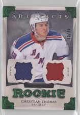 2013 Artifacts Rookies Emerald Jersey/Patch /75 Christian Thomas Rookie Patch RC