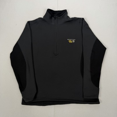 Mountain Hardwear Fleece 1/2 Reißverschluss Pullover Stretch Basisschicht Oberteil Herren Large