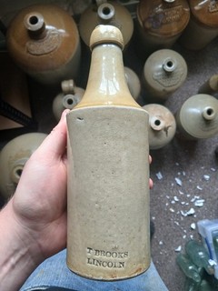 Lincolnshire Porter Bottle T Brooks Lincoln