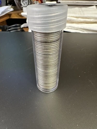 Roosevelt Dimes 1 Roll Lot of 50 90% Silver Coins 10 Cent Good Mix of Dates (1R)