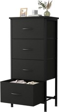 4 Drawer Dresser Bedroom Storage Cabinet Tall Nightstand Organizer Unit Home...