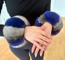 Pelz Pelzmantel Nerz Nerzmantel Chinchilla Manschetten Pulswärmer