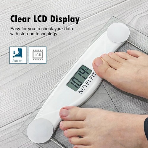 Digital Bathroom Scale for Body Weight Loss, Precision Weighing, High Accurac... - Picture 4 of 8
