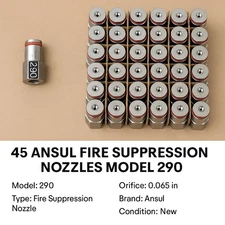 Ansul 290 Fire Suppression Nozzle- OEM Factory Nozzles- Model 290- New-Qty45