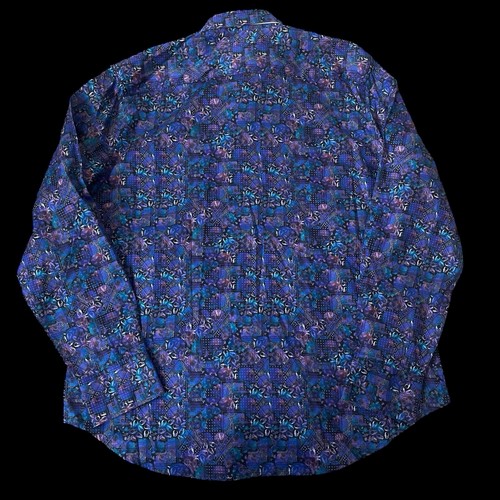 Robert Graham Campos Paisley Skull Print Long Sleeve Shirt Size Large $198 - Picture 8 of 8