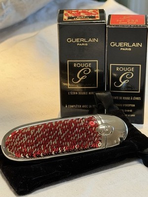 Limited Edition Guerlain Rouge G Stick Lipstick N°235 Ruby Sequins Sheer Shine