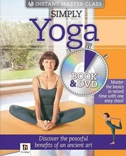 SIMPLY YOGA (Instant Master Class) - Hardcover By Hinkler Studios - VERY GOOD