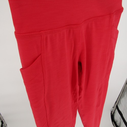 Prana Becksa 7/8 Leggings Womens XS High Rise Stretch Yoga Studio Red NWT $99 - Picture 3 of 10