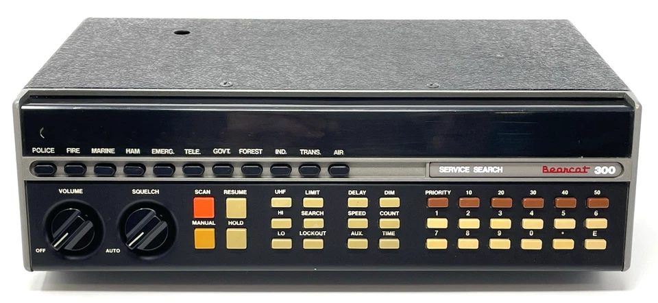 Vintage Bearcat Electra BC-300 50ch Programmable Emergency Police Radio Scanner - Image 2 of 4