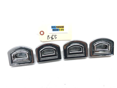 2015-2018 PORSCHE MACAN REAR TRUNK CARGO TIE DOWN HOOKS SET X4 OEM