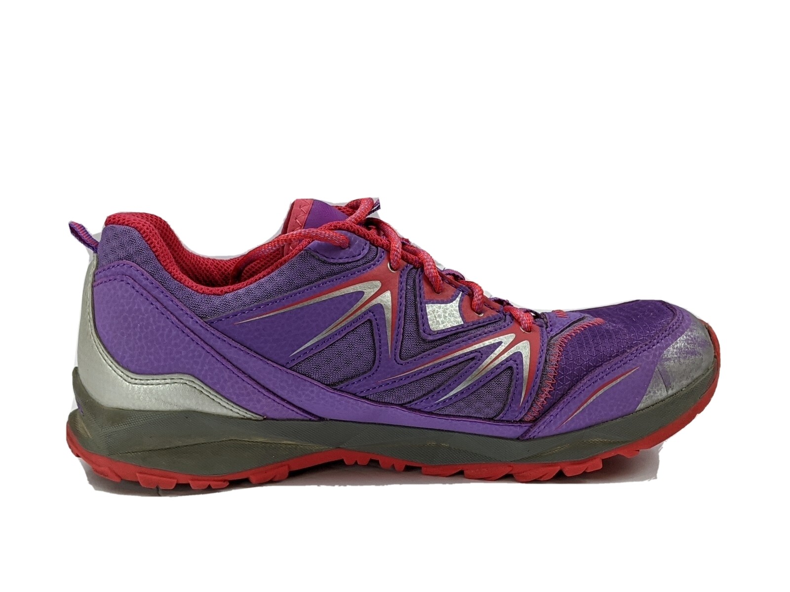 Scarpe da trekking basse Merrell impermeabili Moab da donna taglia 6 viola secco rosa