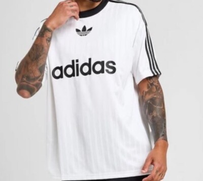 ★★Adairs★★ Trefoil Boxy Tee White IM4513 ADIDAS B+F TREFOIL TEE IM4513 T-SHIRT SHORT SLEEVE (M