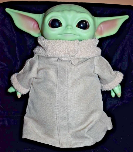 Star Wars The Mandalorian Grogu Baby Yoda The Child Hard Head 13" Doll Plush VGC